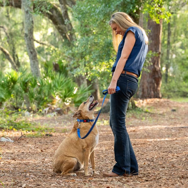 katie-and-her-dog Katie and her dog.